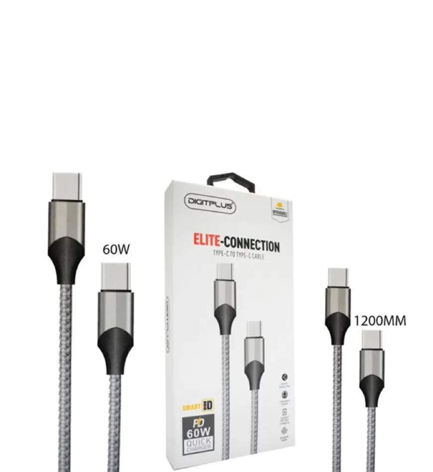 DigitPlus Elite Connection type C cable 60W 